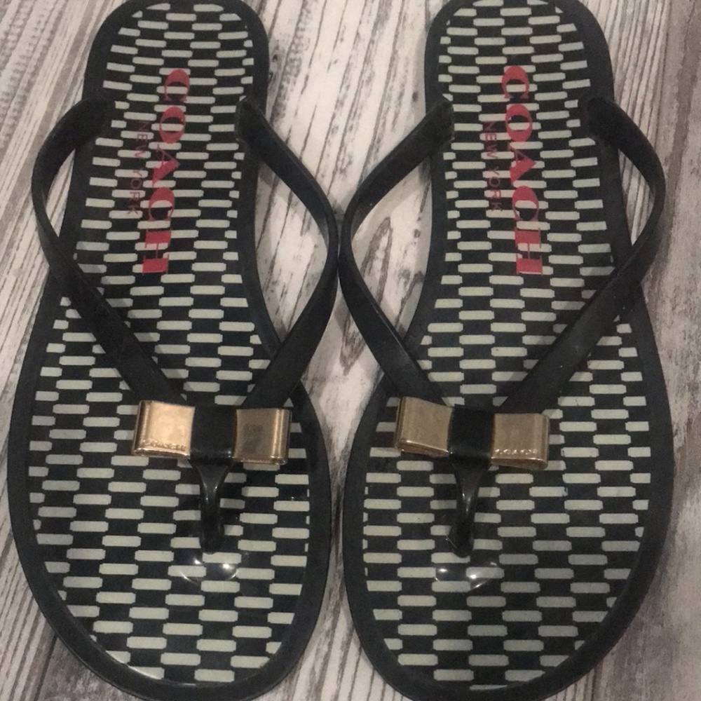 Coach Flip Flops